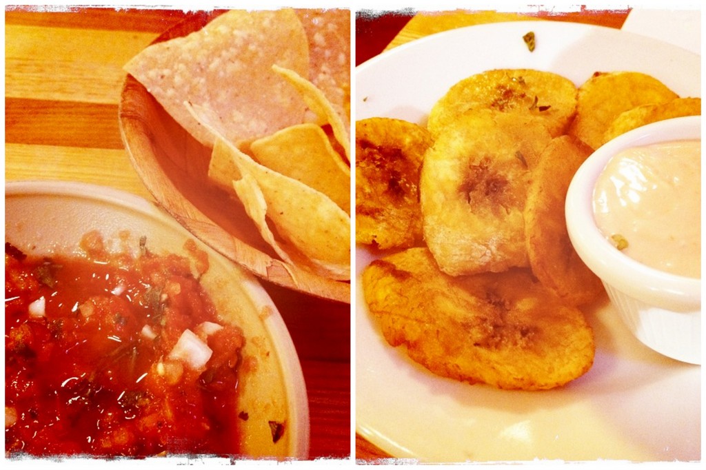 Salsa and Chips, Tostones